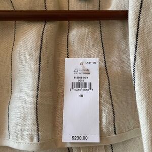 NWT BANANA REPUBLIC Linen Double Breasted Blazer